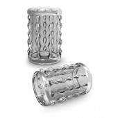 Прозрачная насадка с бороздками STAY HARD COCK SLEEVE 04 CLEAR - Blush Novelties - в Челябинске купить с доставкой