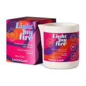 Массажная свеча Light My Fire Coconut с ароматом кокоса - 65 гр. - Love to Love - купить с доставкой в Челябинске