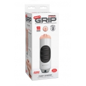 Мастурбатор-вагина Extreme Toyz Mega Grip Vibrating Stroker Mouth - Pipedream - в Челябинске купить с доставкой