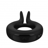 Черное эрекционное кольцо Marry Me Rechargeable Vibrating Cockring - Adrien Lastic - в Челябинске купить с доставкой