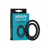 Черное двойное эрекционное кольцо Nexus Enduro Double - Nexus Range - в Челябинске купить с доставкой