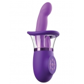 Фиолетовая помпа-вибратор Ultimate Pleasure Pro Plus - Pipedream
