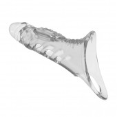 Прозрачная насадка на пенис - 22 см. - Baile - в Челябинске купить с доставкой