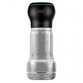 Набор PowerBlow   Feel Pocket Stroker Crystal: мастурбатор и интерактивная насадка - Kiiroo - в Челябинске купить с доставкой