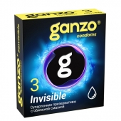 Супертонкие презервативы Ganzo Invisible - 3 шт. - Ganzo - купить с доставкой в Челябинске