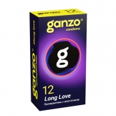 Презервативы с анестетиком для продления удовольствия Ganzo Long Love - 12 шт. - Ganzo - купить с доставкой в Челябинске