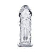 Прозрачная насадка на пенис Uco - 13 см. - A-toys - в Челябинске купить с доставкой