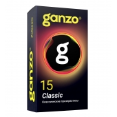 Классические презервативы с обильной смазкой Ganzo Classic - 15 шт. - Ganzo - купить с доставкой в Челябинске
