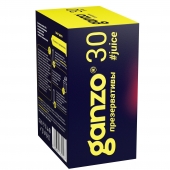 Ароматизированные презервативы Ganzo Juice - 30 шт. - Ganzo - купить с доставкой в Челябинске