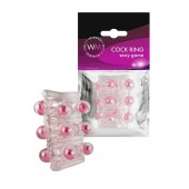 Прозрачная сквозная насадка на пенис с цветными шариками - Erowoman-Eroman - в Челябинске купить с доставкой