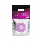 Лиловое эрекционное кольцо с 2 рядами стимулирующих шариков - Erowoman-Eroman - в Челябинске купить с доставкой