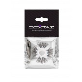 Эластичное эрекционное кольцо с черными «ресничками» - Sextaz - в Челябинске купить с доставкой