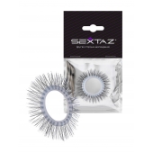 Круглое эрекционное кольцо с «ресничками» - Sextaz - в Челябинске купить с доставкой