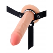 Мужской полый страпон на регулируемых ремнях - 18,5 см. - Sex Expert - купить с доставкой в Челябинске