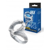 Прозрачное двойное эрекционное кольцо - Sex Expert - в Челябинске купить с доставкой