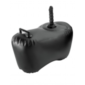 Черное надувное кресло с платформой для фиксации дилдо Body Dock Inflatable Love Seat - Pipedream - купить с доставкой в Челябинске