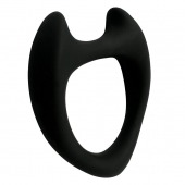 Черное эрекционное кольцо с рожками Wooomy Toro M - Adrien Lastic - в Челябинске купить с доставкой