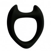 Черное эрекционное кольцо с рожками Wooomy Toro M - Adrien Lastic - в Челябинске купить с доставкой