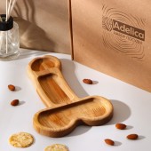 Деревянное блюдо для подачи в форме члена (25 х 16,5 х 1,7 см) - Сима-Ленд - купить с доставкой в Челябинске