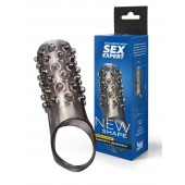 Дымчатая насадка на пенис с выпуклостями - 12 см. - Sex Expert - в Челябинске купить с доставкой