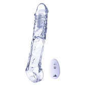 Прозрачная насадка-удлинитель Length Enhancer With Bullet с подхватом - 22,3 см. - NMC - в Челябинске купить с доставкой