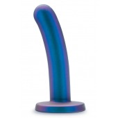 Синяя насадка с гладкой поверхностью Surrender 5.75 Inch Intermediate Pegging Dildo - 14,6 см. - Blush Novelties - купить с доставкой в Челябинске