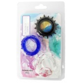 Набор из 3 эрекционных колец разного цвета и рельефа - Boys of Toys - в Челябинске купить с доставкой