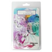 Набор из 3 эрекционных прозрачных колец - Boys of Toys - в Челябинске купить с доставкой