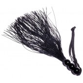 Черная силиконовая плетка - 25,4 см. - Boys of Toys - купить с доставкой в Челябинске