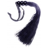 Черная силиконовая плетка - 25,4 см. - Boys of Toys - купить с доставкой в Челябинске