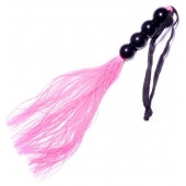 Розовая силиконовая плеть - 35,5 см. - Boys of Toys - купить с доставкой в Челябинске