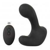 Черная анальная вибропробка с функцией расширения RC Butt Plug with 3 functions - Orion - в Челябинске купить с доставкой