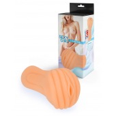 Эластичный мастурбатор в виде вагины телесного цвета - Sexy Girl - в Челябинске купить с доставкой