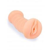 Телесный двусторонний мастурбатор с вибропулей и эрекционными кольцами в комплекте - Sexy Girl - в Челябинске купить с доставкой