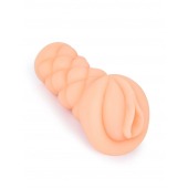 Телесный мастурбатор-вагина с вибропулей и эрекционными кольцами в комплекте - Sexy Girl - в Челябинске купить с доставкой