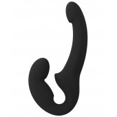 Черный безремневой страпон Share Lite - Fun Factory - купить с доставкой в Челябинске