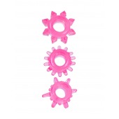 Комплект из трех розовых эрекционных колец - Erowoman-Eroman - в Челябинске купить с доставкой