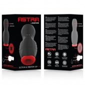 Черно-красный мастурбатор с вибрацией и всасыванием - JAMYJOB - в Челябинске купить с доставкой