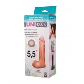 Фаллическая насадка Харнесс UNICOCK 5,5  - 17 см. - LOVETOY (А-Полимер) - купить с доставкой в Челябинске
