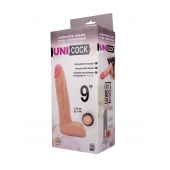 Фаллическая насадка Харнесс UNICOCK 9  - 24 см. - LOVETOY (А-Полимер) - купить с доставкой в Челябинске