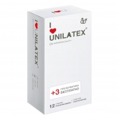 Ультратонкие презервативы Unilatex Ultra Thin - 12 шт. + 3 шт. в подарок - Unilatex - купить с доставкой в Челябинске