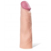 Реалистичная насадка с ярко выраженной головкой - 16,5 см. - A-toys - в Челябинске купить с доставкой