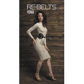 Пояс с клёпками Yona Black - Rebelts - купить с доставкой в Челябинске