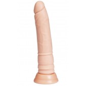 Телесный фаллоимитатор A-toys с присоской - 22 см. - A-toys