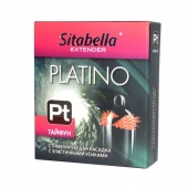 Стимулирующая насадка с шипиками по бокам Platino  Тайфун - Sitabella - купить с доставкой в Челябинске