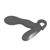 Чёрный вибростимулятор простаты Barrack - Baile - в Челябинске купить с доставкой