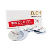 Супер тонкие презервативы Sagami Original 0.01 - 5 шт. - Sagami - купить с доставкой в Челябинске