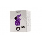 Эрекционное кольцо с подхватом мошонки и стимуляцией клитора Bullet Lastic Ring - Adrien Lastic - в Челябинске купить с доставкой