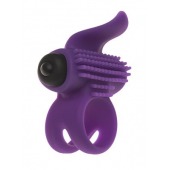 Эрекционное кольцо с подхватом мошонки и стимуляцией клитора Bullet Lastic Ring - Adrien Lastic - в Челябинске купить с доставкой