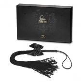 Чёрная плётка Lilly Whip Bijoux - Bijoux Indiscrets - купить с доставкой в Челябинске